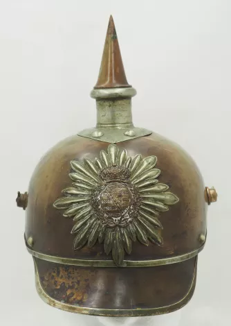 Saxon Carabinier Enlisted Pickelhaube Visuel