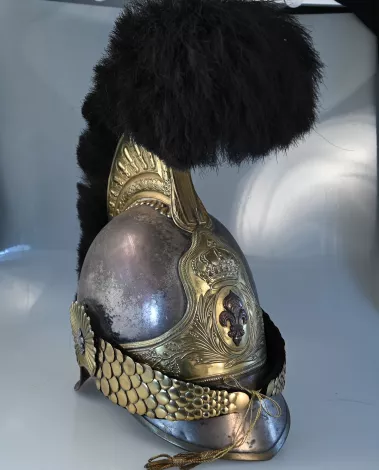 French Garde Nationale a Cheval Officers Helmet Visuel