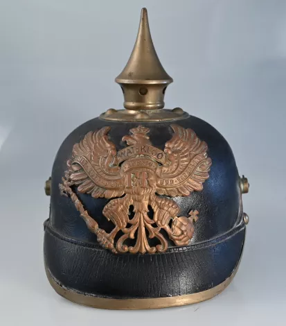 Hanoverian 78th &amp;quot;Waterloo&amp;quot; Enlisted Infantry Regt. Pickelhaube Visuel